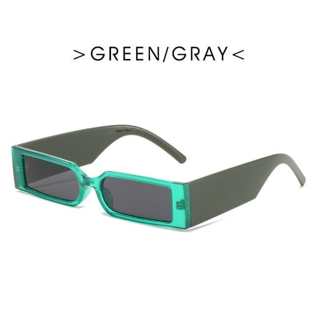 90’s Fashion Narrow Rectangular Vintage Style Sunglasses For Women & Men New Retro Style Sun Glasses For Women New Eyeglasses In Different Shades Eyewear
