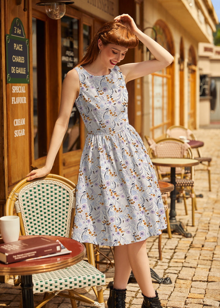 Pollinators Vintage Dress