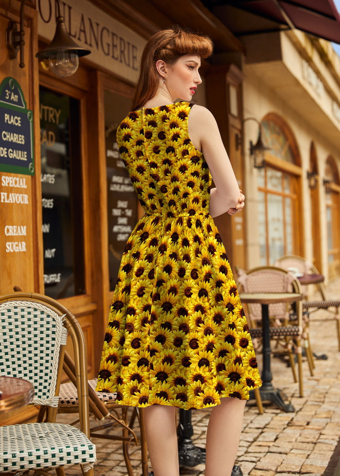 Sunflower Vintage Dress