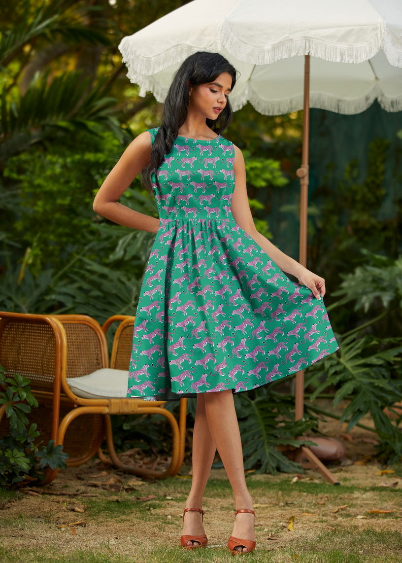 Leopard Vintage Dress