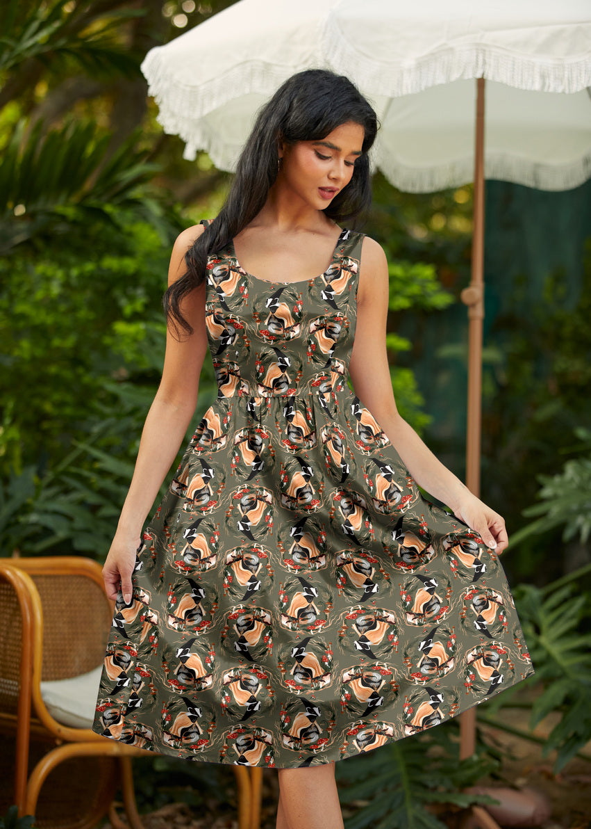 Badger Fit & Flare Dress