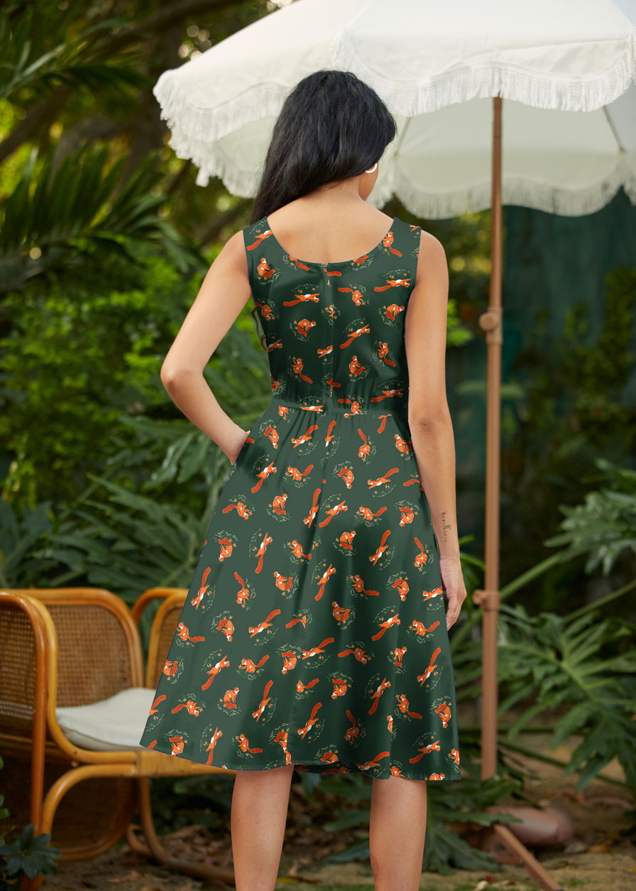 Chipmunks Fit & Flare Dress