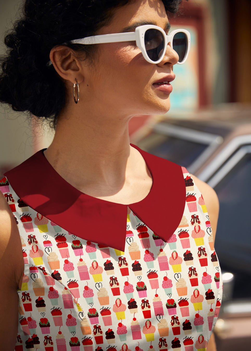 Cupcake Collared Dress