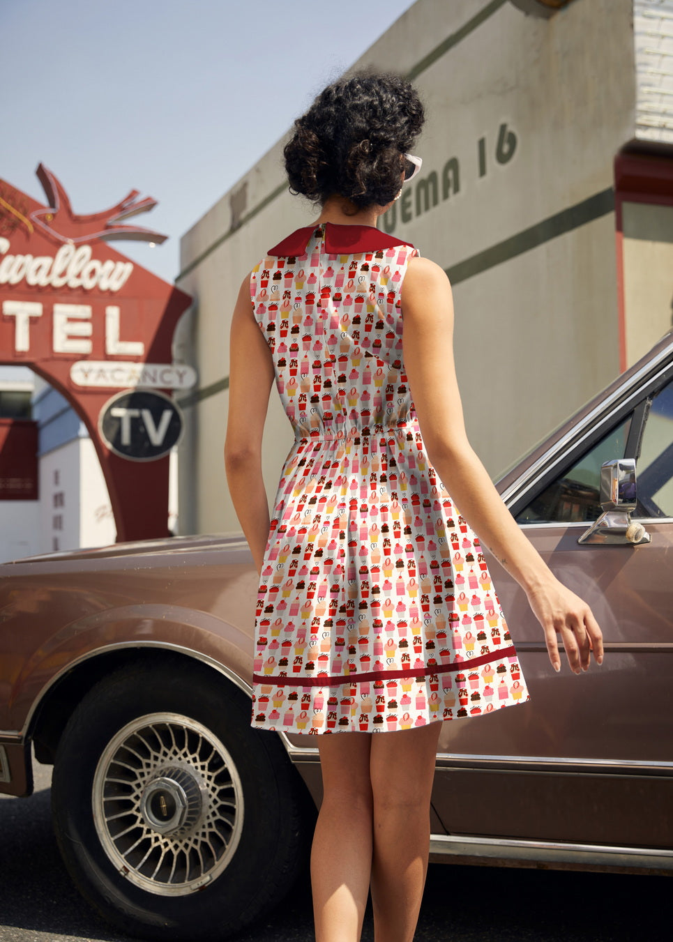 Cupcake Collared Dress