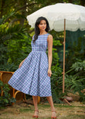 Plaid Midi Dress