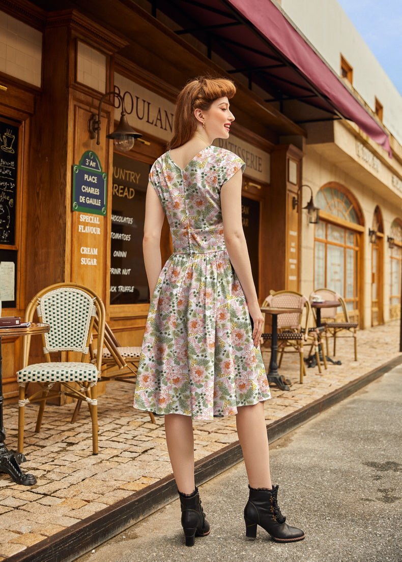 Pink Floral Greta Dress