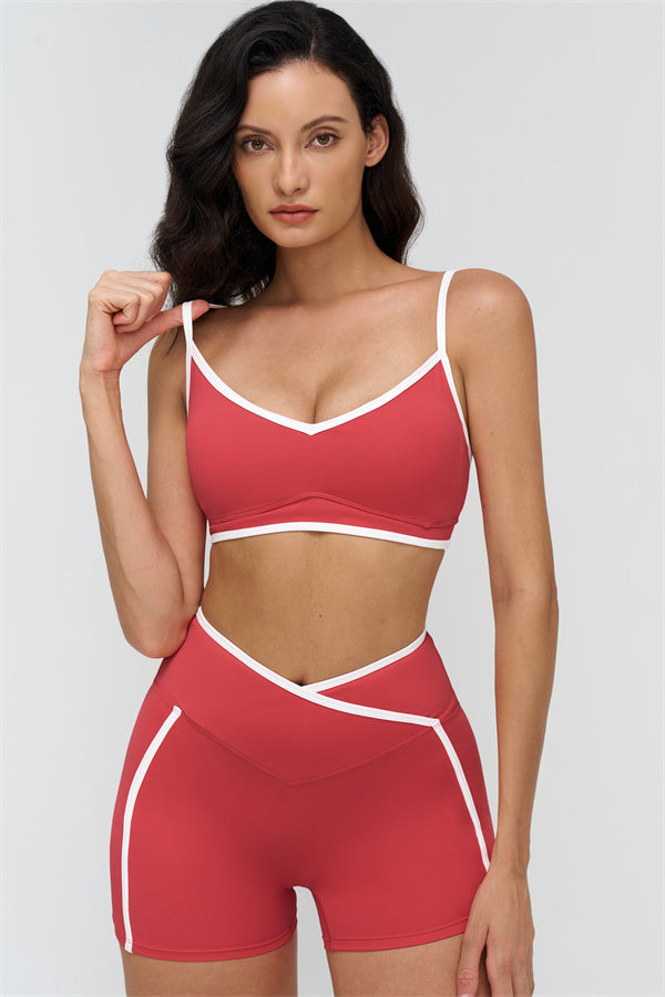 The Crave Contrast Sports Bra