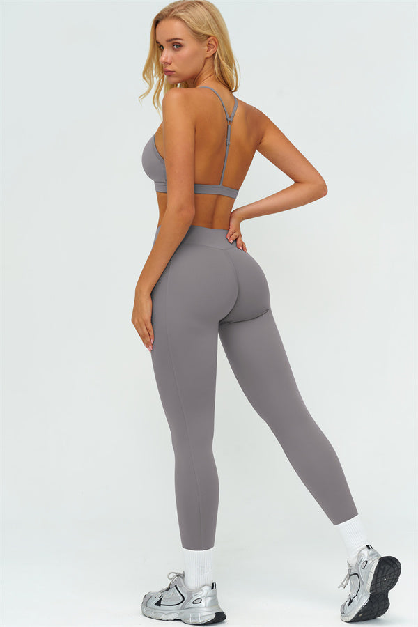 The Lushness Y-Back Sports Bra Leggings 2-Piece Set