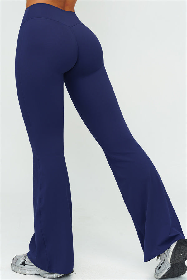 The Lushness Y-Back Sports Bra Flared Leggings 2-Piece Set