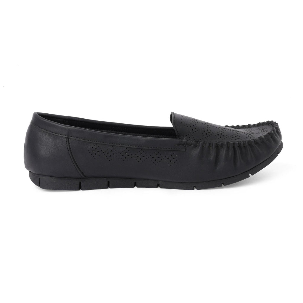 Aveline - Black Loafers