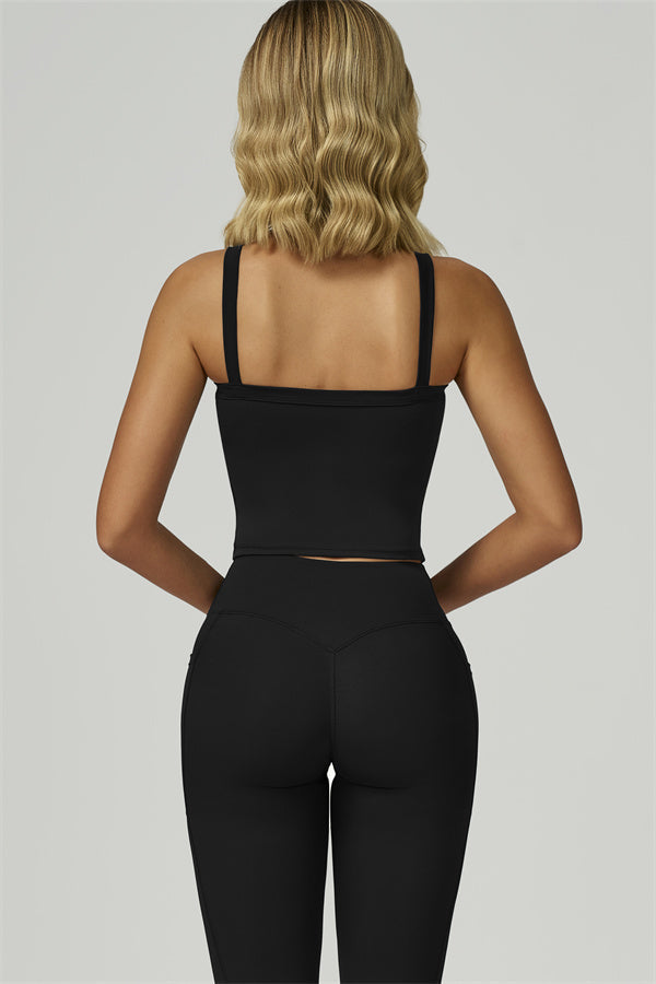 The Flourish Crop Tank Leggings 2-Piece Set