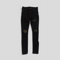 Amiri MX1 Aloha Patch Jeans in Black