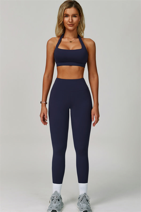 The Bold Halter Sports Bra Leggings 2-Piece Set