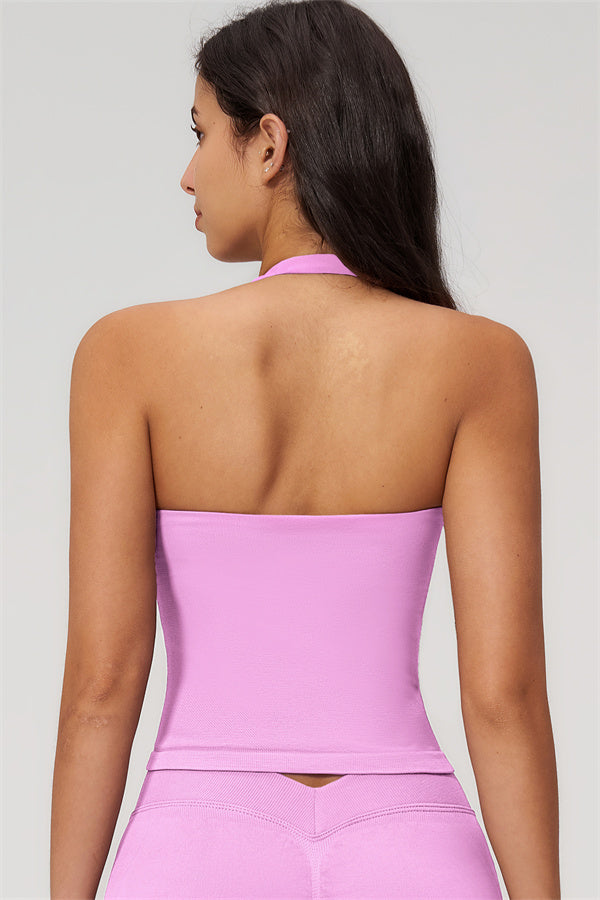 The Empower Halter Crop Top Leggings 2-Piece Set