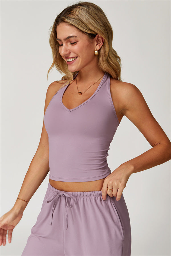 The Sprint Halter Tank Top