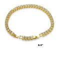 Crystal Bracelet-970702 – 8.5" Adjustable Link Design