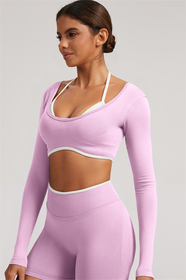 The Elevate New Long Sleeve Crop top