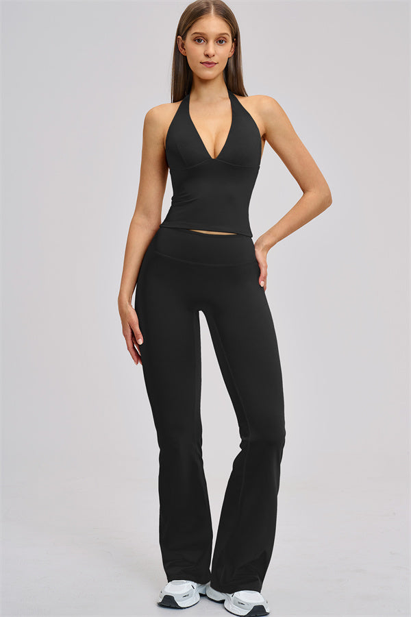 The Zestful Tank Top Flared Leggings 2-Piece Set