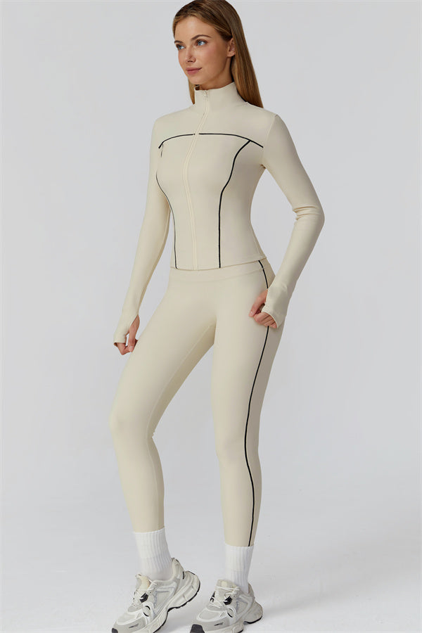 The Venus Zip Top Leggings 2-Piece Set