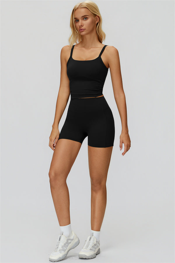 The Fyra Crop Tank Shorts 2-Piece Set