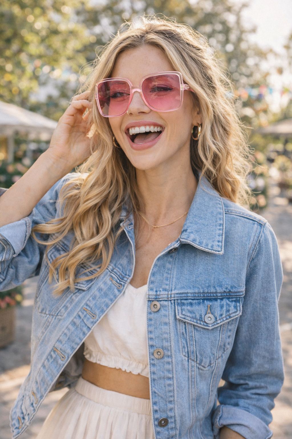 Retro Gradient Square Frame Sunglasses