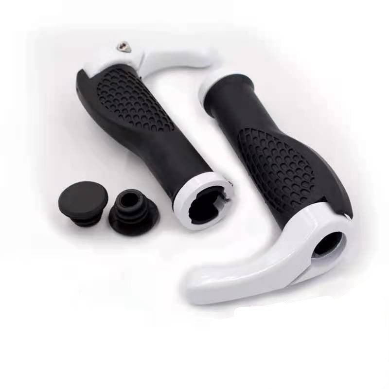Bicycle Grip Handlebar End Cap Aluminium Alloy Lock Mountain Handle Bar Grip Bike Anti-Skid Rubber Bicycle Skid-Proof Grips New Generation Bike Handlebar Grip Soft Gel Inserts Shock Resistance Ergonomics Comfort Design