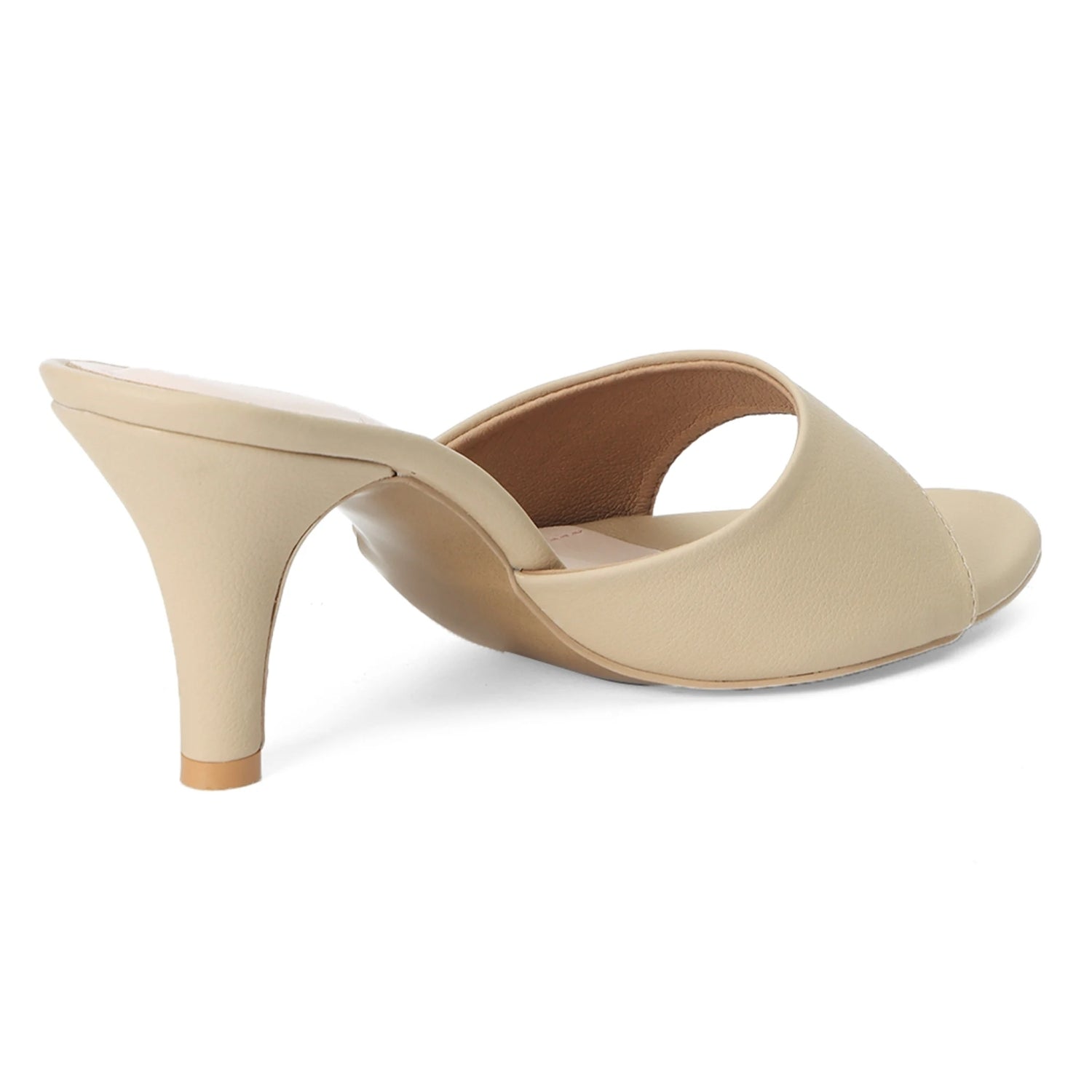 Velina – Beige Kitten Heels