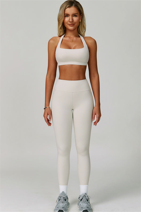 The Bold Halter Sports Bra Leggings 2-Piece Set