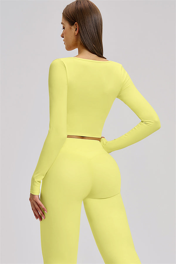 The Stride Long Sleeve T-shirt Flared Leggings 2-Piece Set