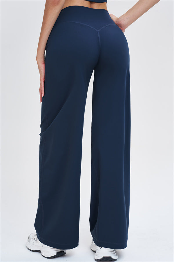 The Stride Crop Top Straight Leg Pants 2-Piece Set