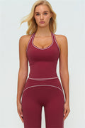 The Amara Crop Top Flared Leggings 2-Piece Set