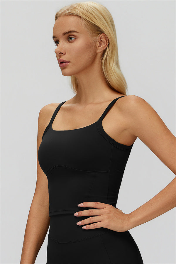 The Fyra Crop Tank Flared Leggings 2-Piece Set