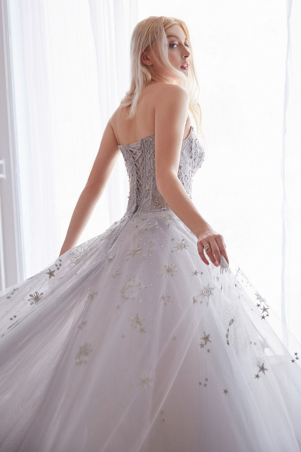 Andrea & Leo A0890 Constellation Dream Strapless Long Dress