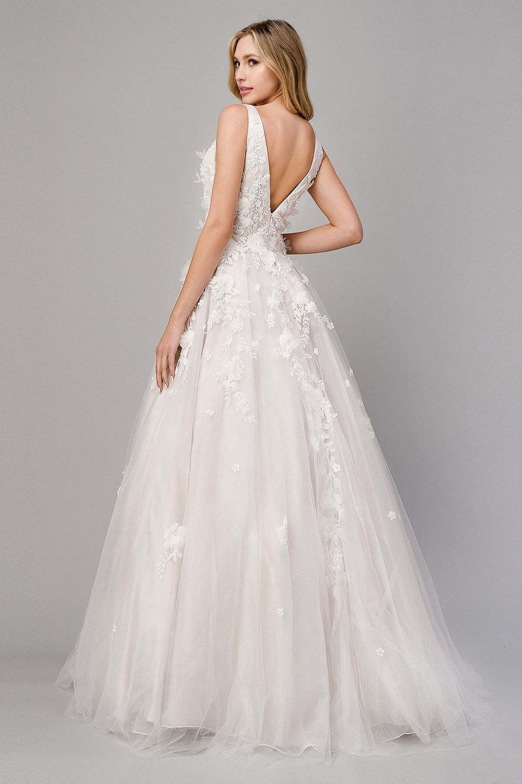 Andrea & Leo A1028W Gardenia A-Line Wedding Gown