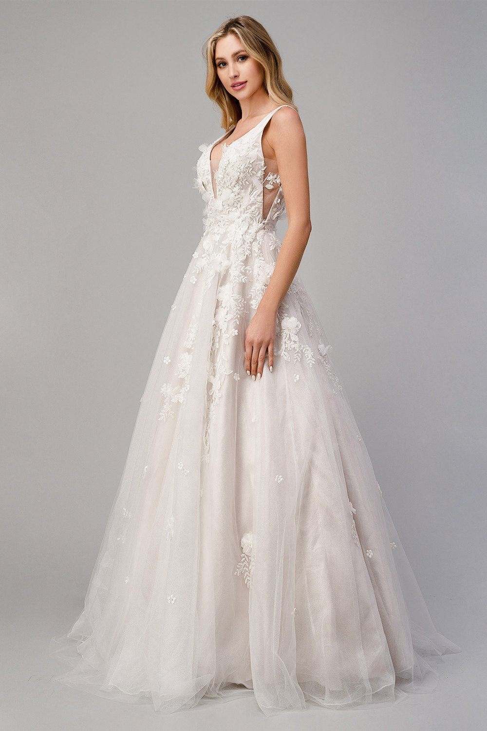 Andrea & Leo A1028W Gardenia A-Line Wedding Gown