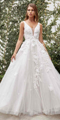 Andrea & Leo A1028W Gardenia A-Line Wedding Gown