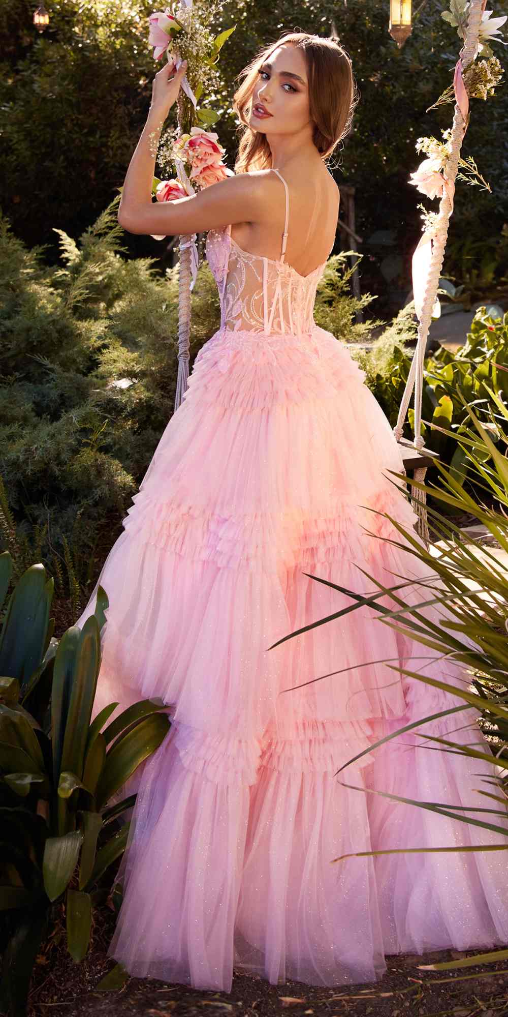 Andrea & Leo A1247 Floor Length Princess Layered Tulle Ball Gown