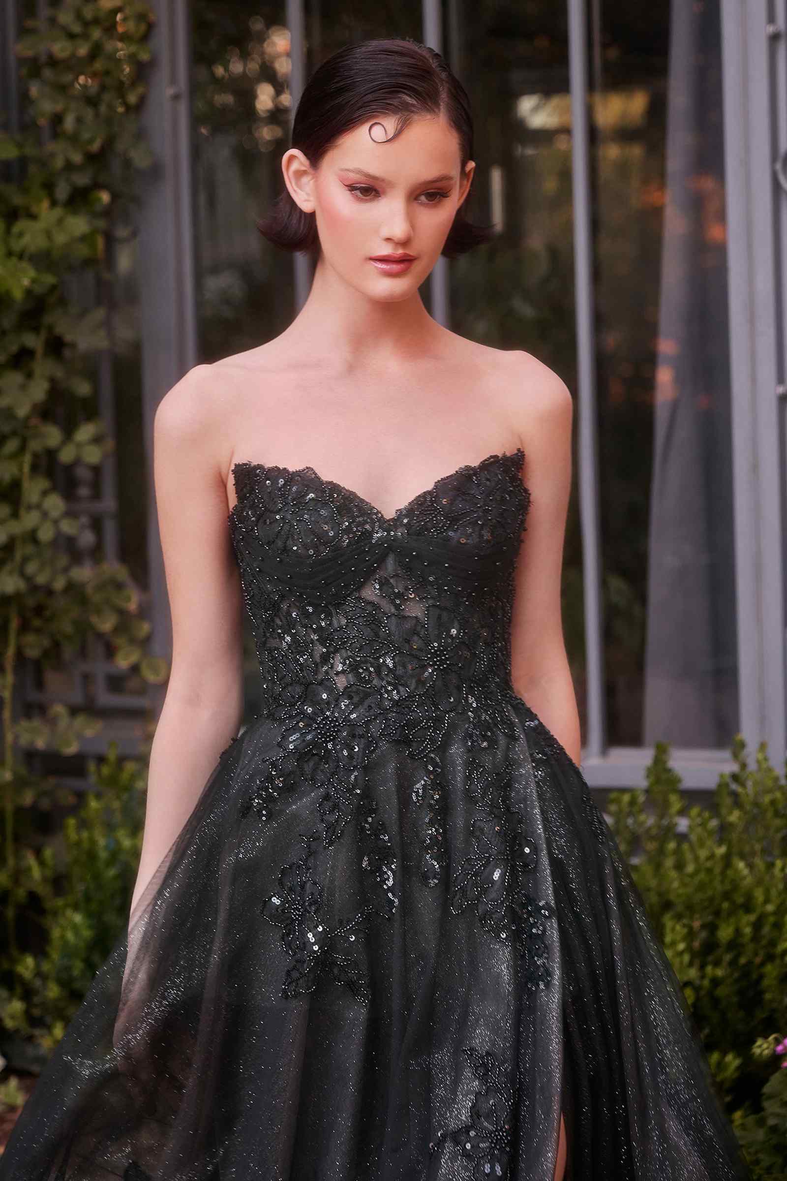 Andrea & Leo A1378 Dress Strapless Layered Tulle Ball Gown
