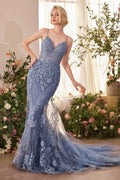 Andrea & Leo A1421 Dress Foliage Beaded Lace Mermaid Gown