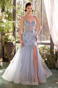Andrea & Leo A1429 Dress Sequin Lace Applique Mermaid Gown