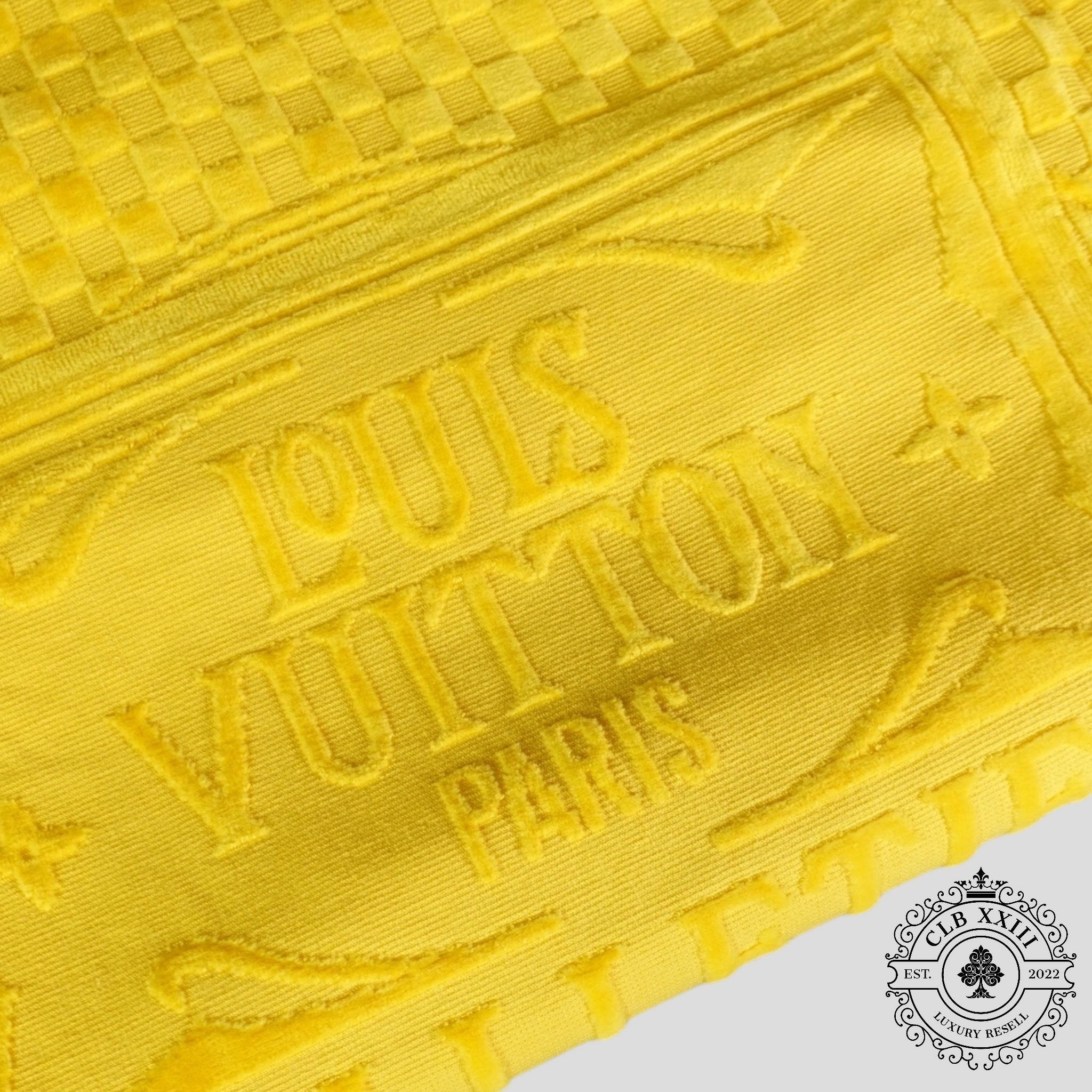Louis Vuitton SS26 Beach Towel Bag in Yellow