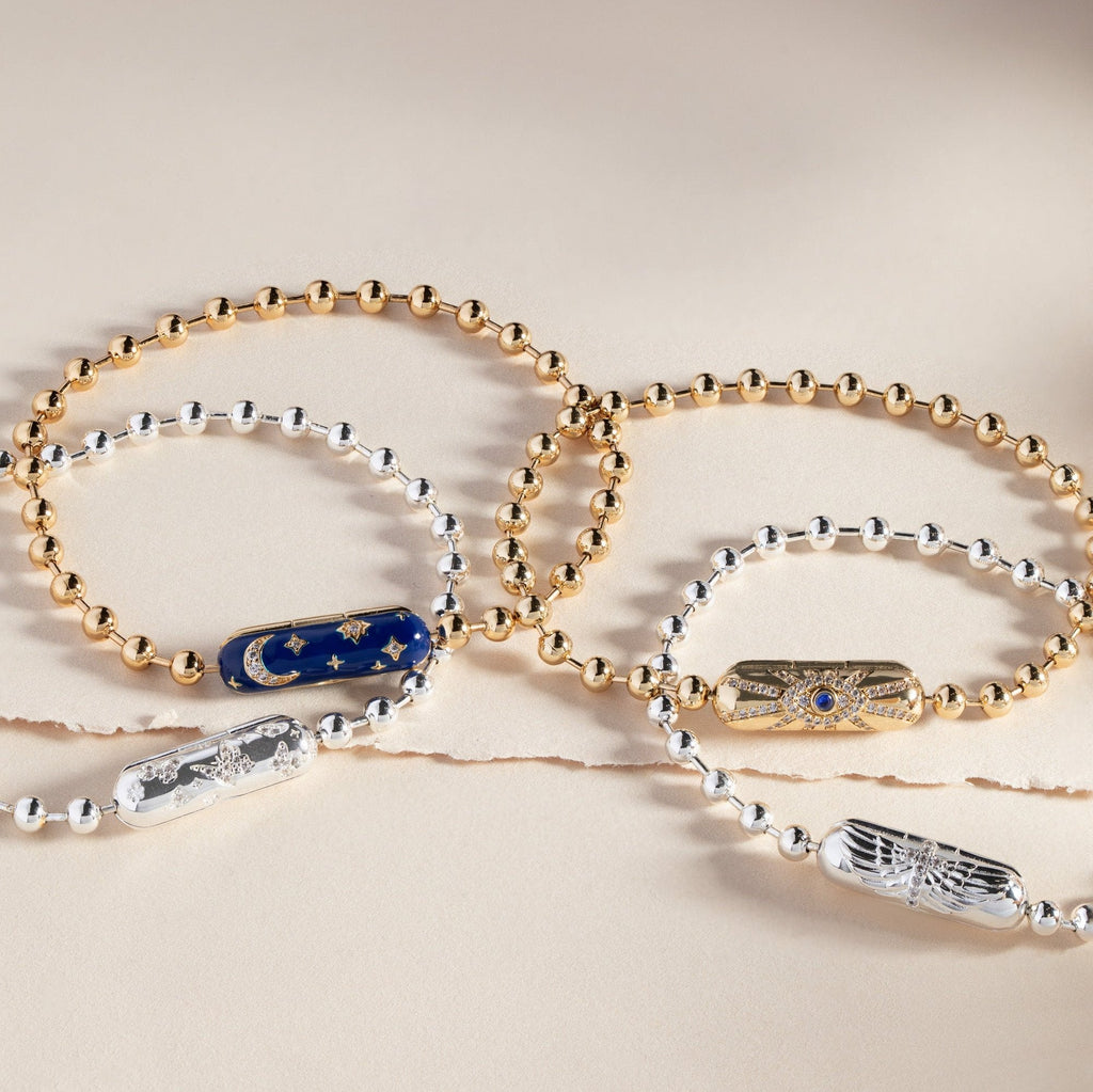 Starry Night Barrel Closure Bracelet
