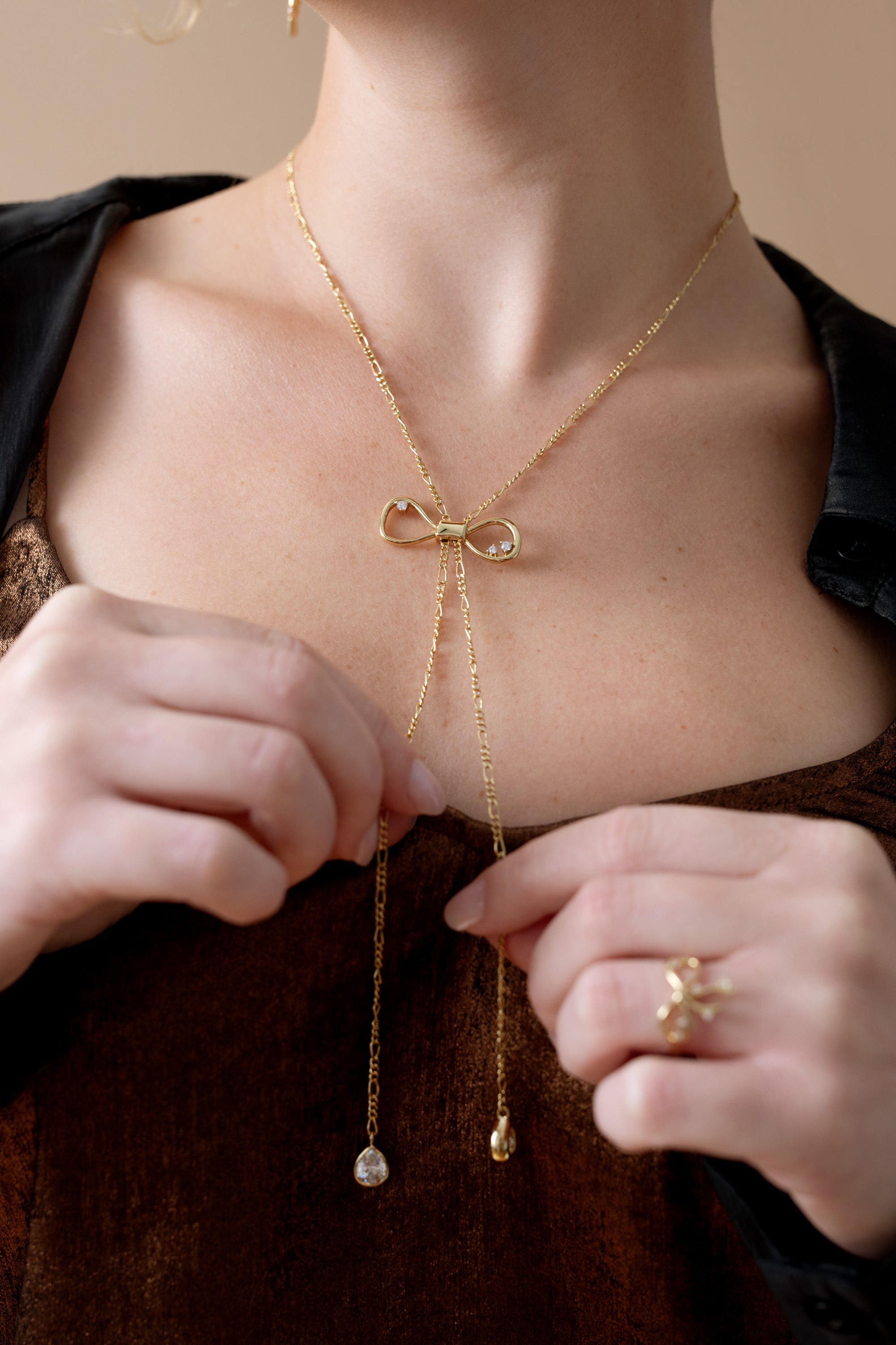 Coquette Bow Necklace