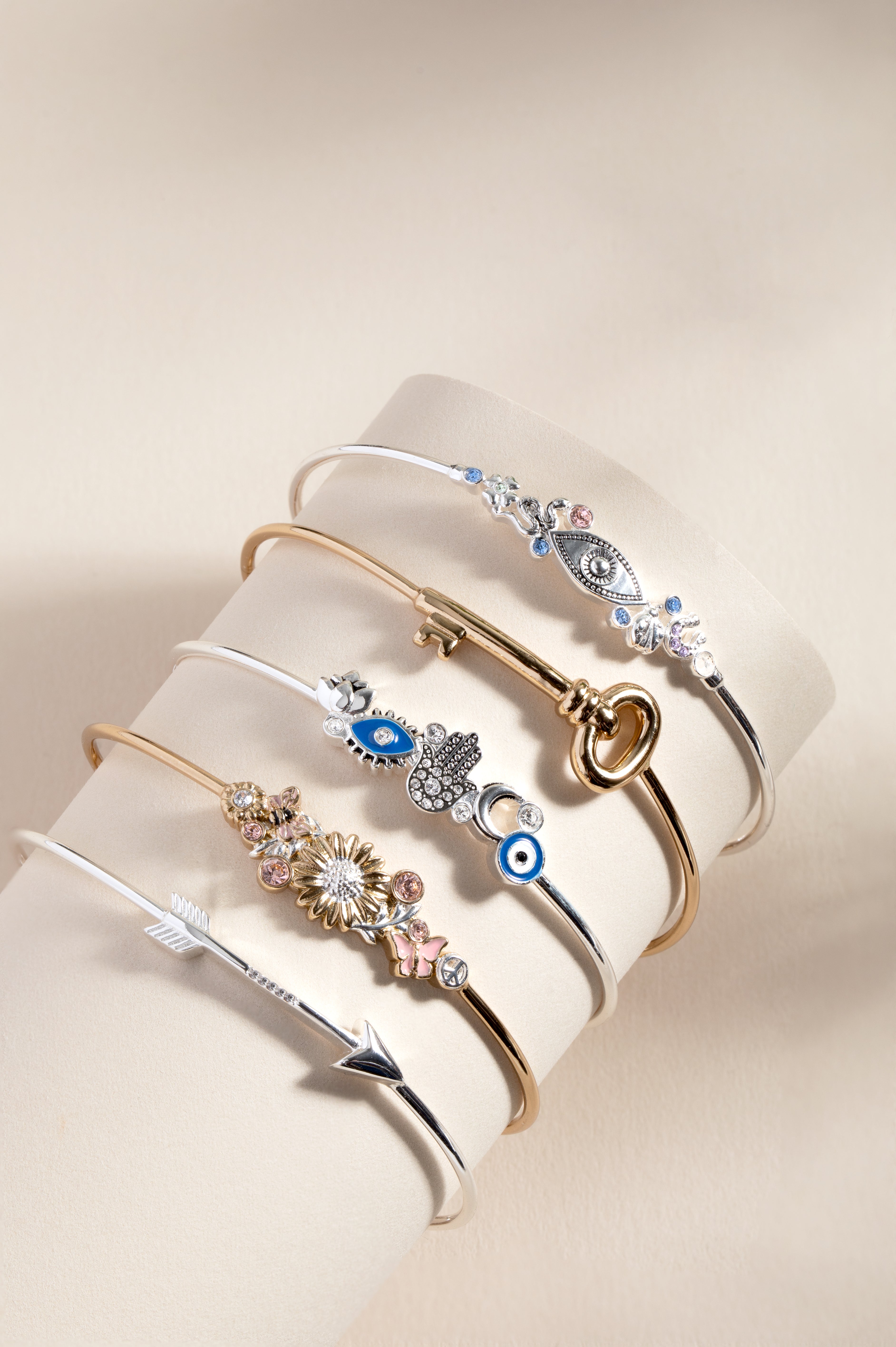 Floral Inline Bangle