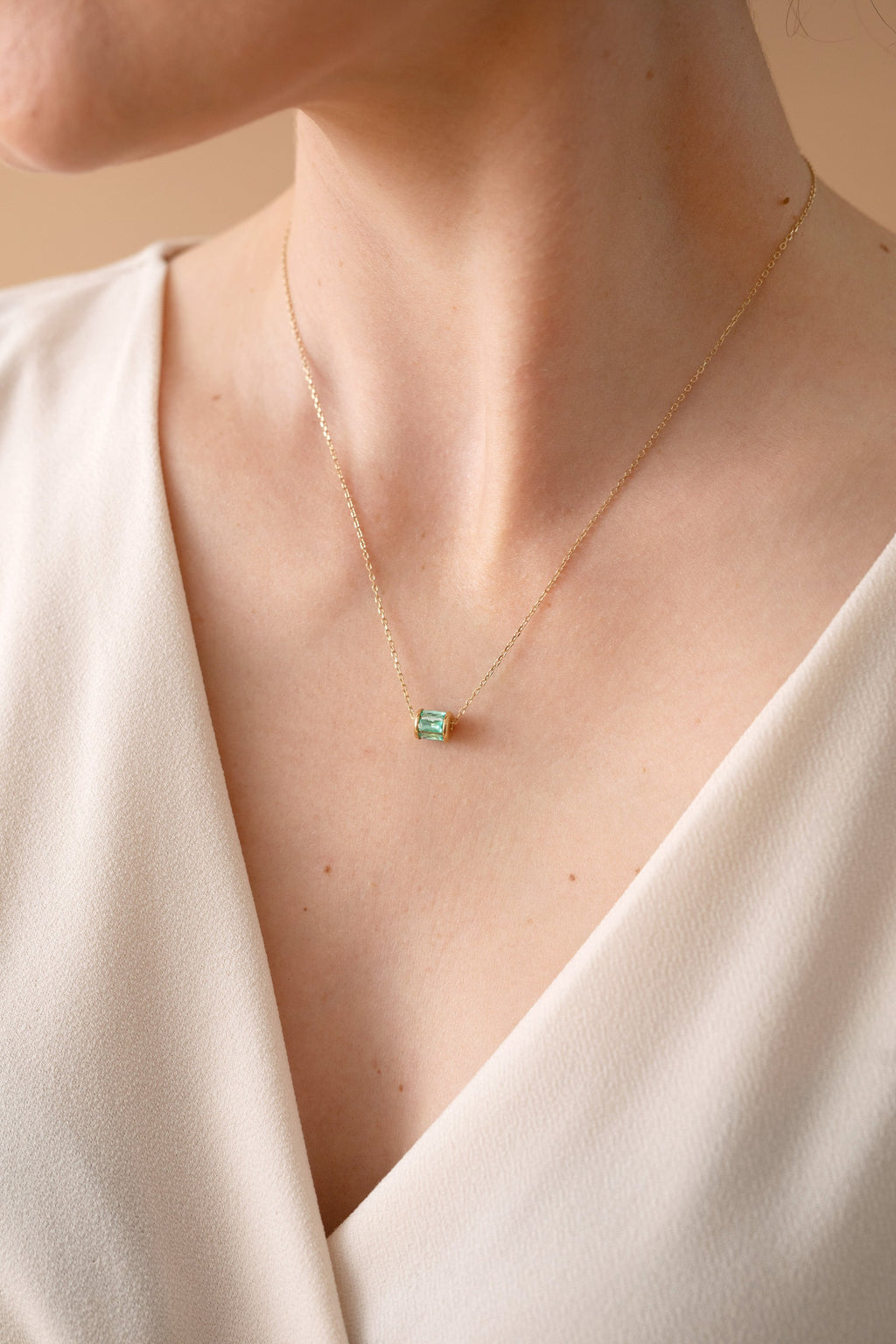 December Birthstone Precious Pendant Necklace