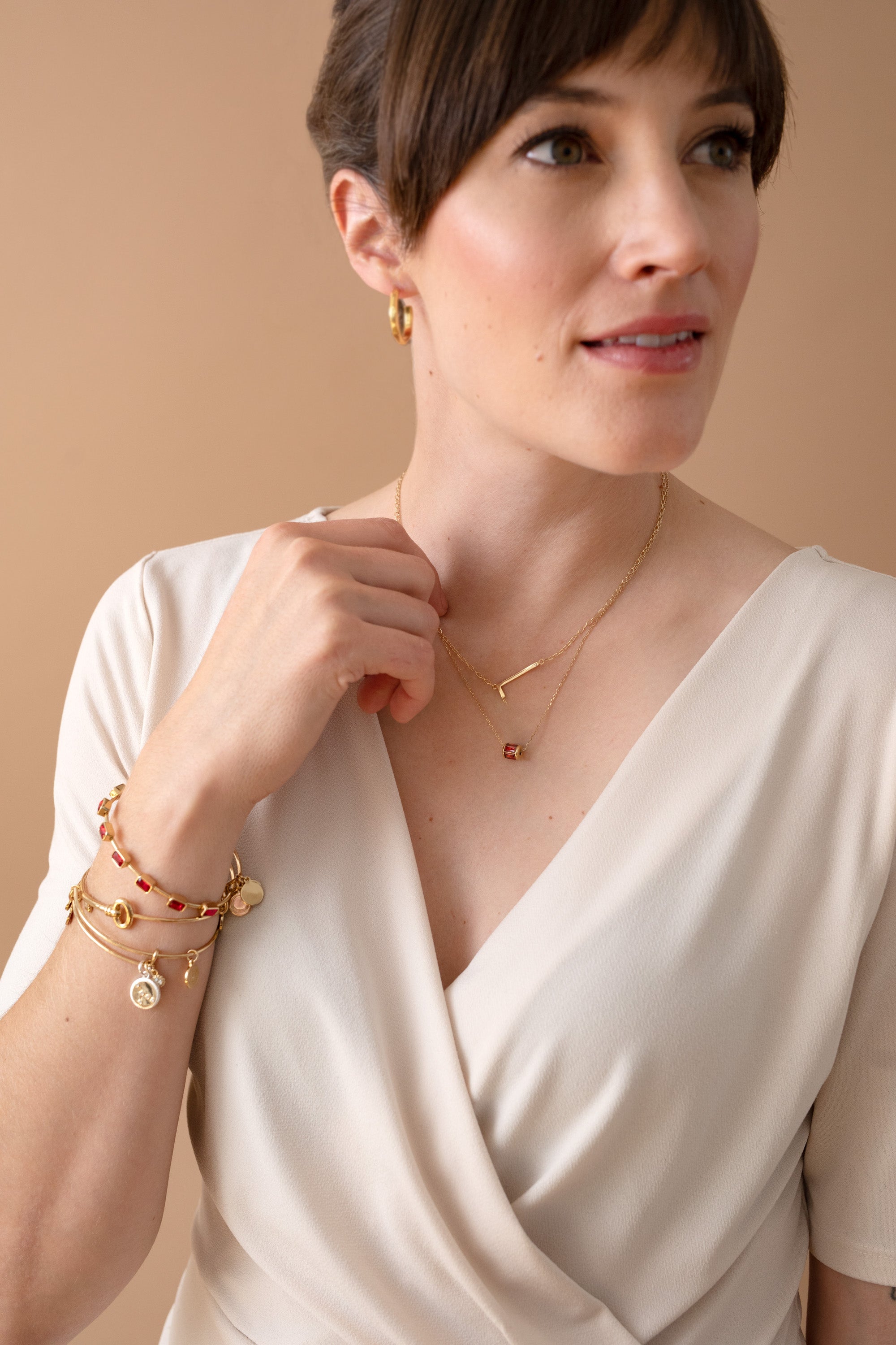 Cancer Zodiac Charm Bangle