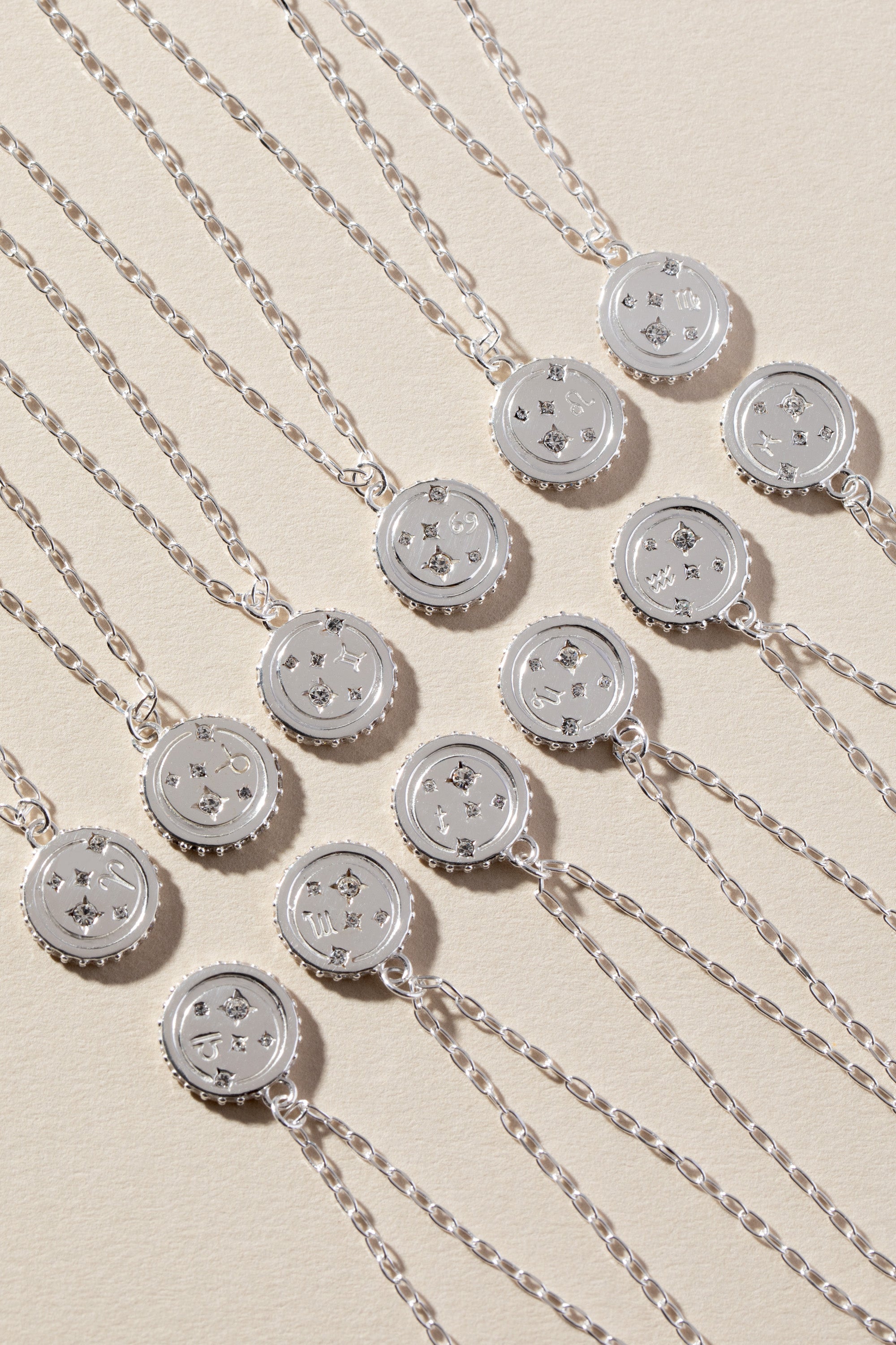 Aquarius Zodiac Precious Necklace
