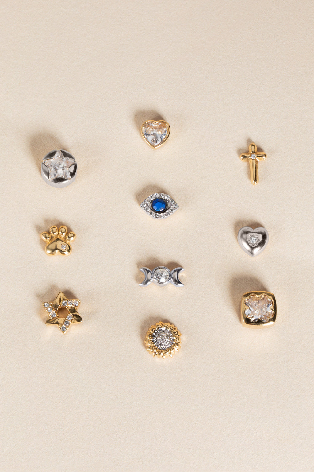 Crystal Paw Mini Stud Earrings