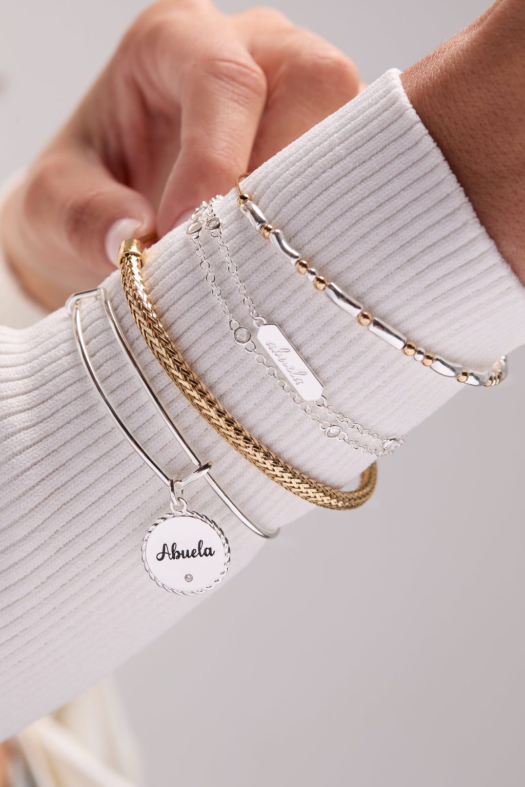 Abuela Infinity Chain Double Strand Bracelet