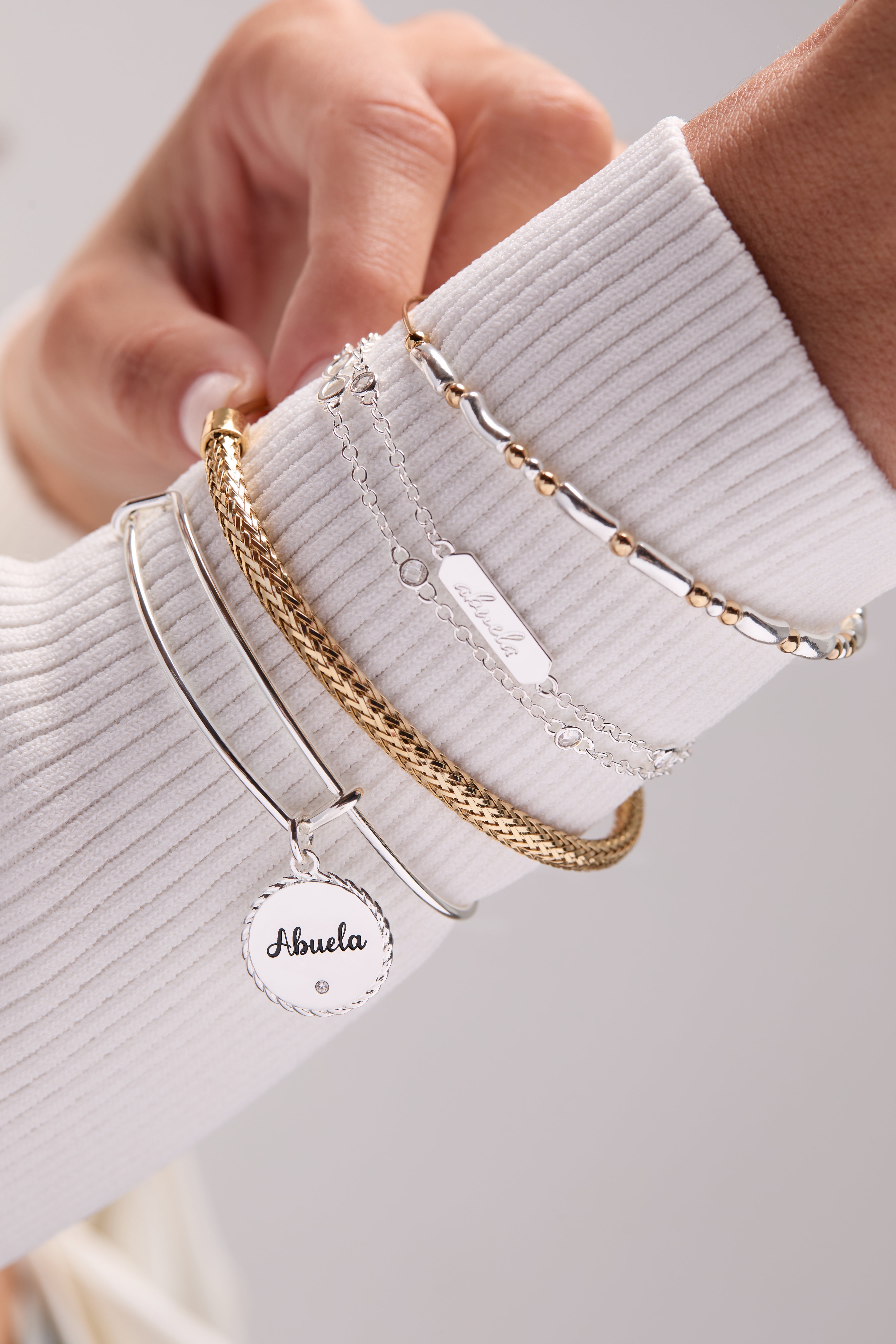 Abuela Infinity Chain Double Strand Bracelet